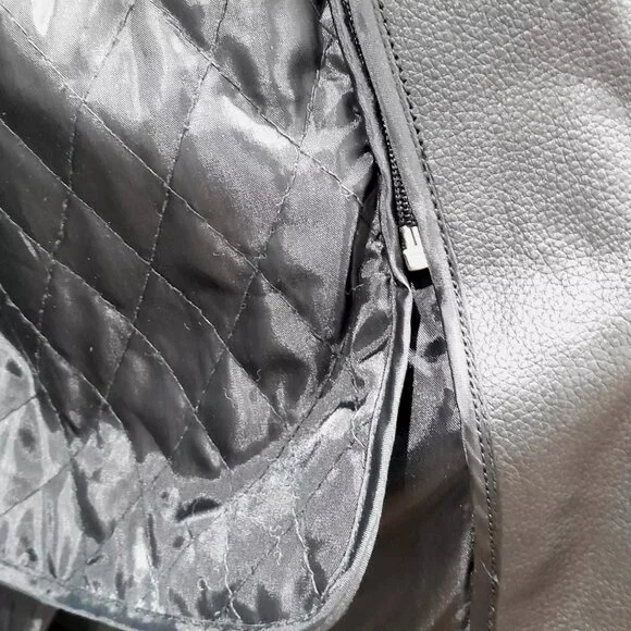 UNIK Premium Women's XL Black Leather Motorcycle Jacket Removable Lining Western - Picture 5 of 11